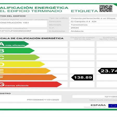 In Malaga Near Bajondillo * Τορρεμολίνος